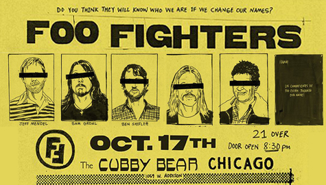 Foo Fighters at Cubby Bear – SOLD OUT!