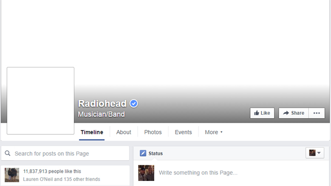 Radiohead FB