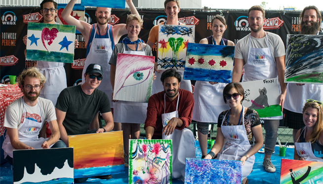 PIQNIQ Pictures: Painting with Young The Giant