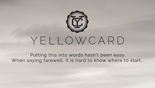 Yellowcard Makes Shocking Announcement
