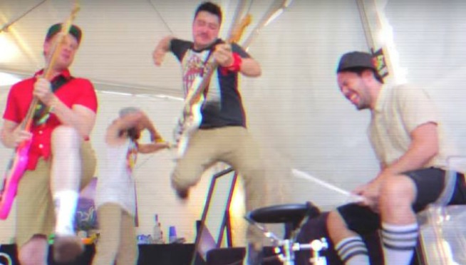 Mumford & Sons plays the role of Blink-182 in new video