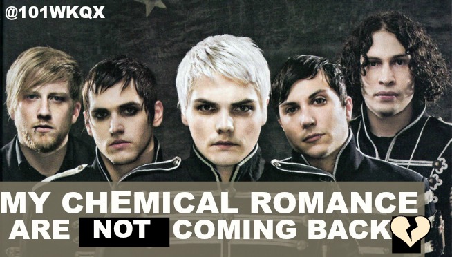 My Chemical Romance are NOT getting back together