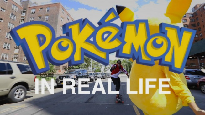POKEMON GOES REAL LIFE: Chasing Pikachu in this must-see video